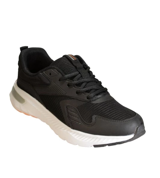 KİNETİX Erkek Gri Siyah Fileli Sneaker Spor Yürüyüş Ayakkabısı ürün görseli 1