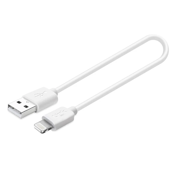 Linktech K566 Strong Lightning Data/Şarj Kablosu 2.4A 30cm - Resim 3