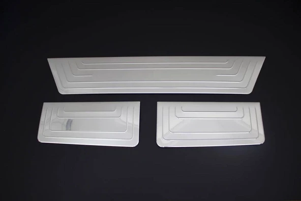 OMSA VW T5 Transporter Krom Kapı Eşiği 3 Parça Yazısız 2003-2023 Arası VAN ürün görseli 1