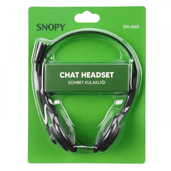 Snopy SN-660 Siyah Mikrofonlu Kulaklık - Resim 7
