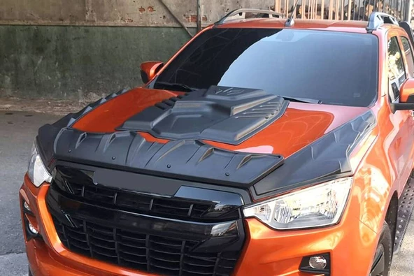 Isuzu D-Max Dragon Ön Kaput Koruyucu 3 Parça 2020-2024 Arası ürün görseli 1