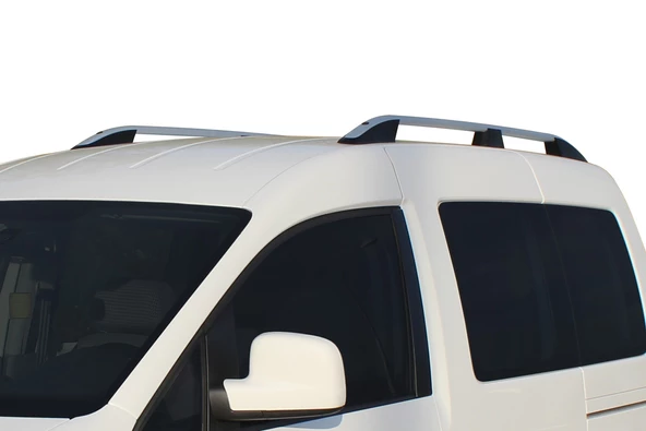 VW Caddy Elegance Tavan Çıtası Alüminyum Uzun Şase 2003-2020 Arası ürün görseli 1
