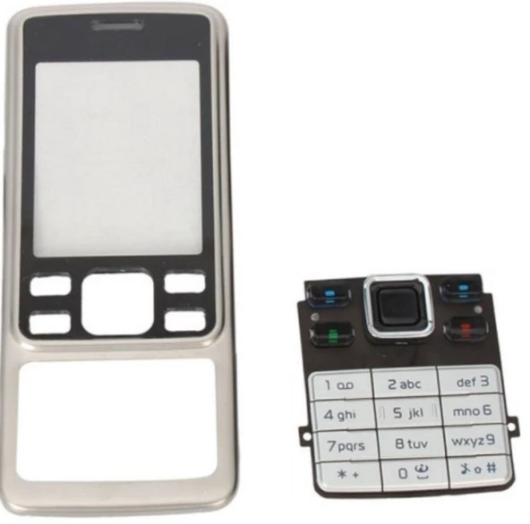 Nokia 6300 Ön Kasa Ve Tuş Takımı Gri Renk (265632098) ürün görseli 1