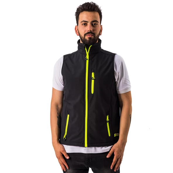 FreeCamp Vest Erkek Softshell Yelek - Resim 4