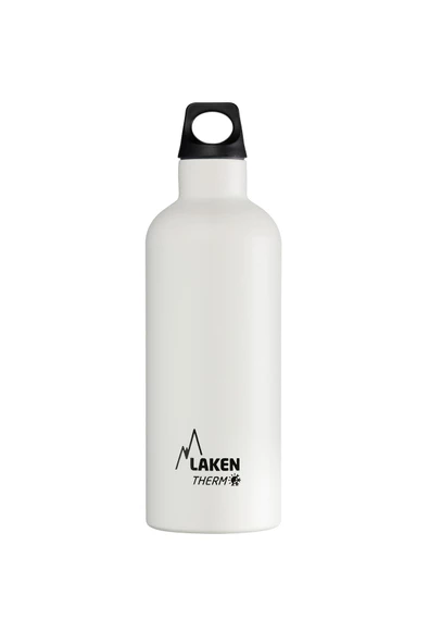 Laken Çelik 18/8 Futura Termos Şişe 0,50L - Beyaz LKTE5B ürün görseli 1