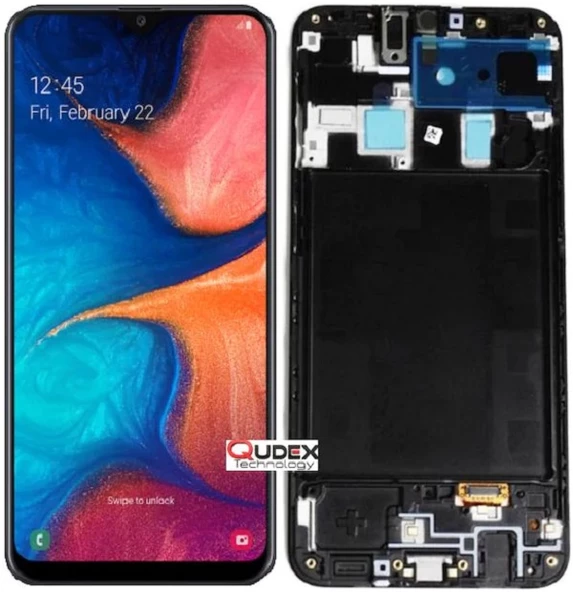 Samsung Galaxy A20 Lcd Ekran Dokunmatik Çıtalı (SM-A205) ürün görseli 1