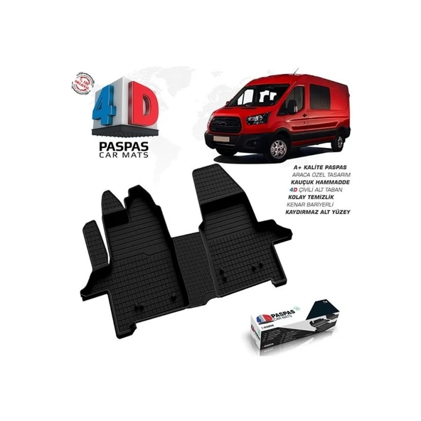 FORD TRANSİT 2014-2025 SİYAH 4D PASPAS - Resim 2
