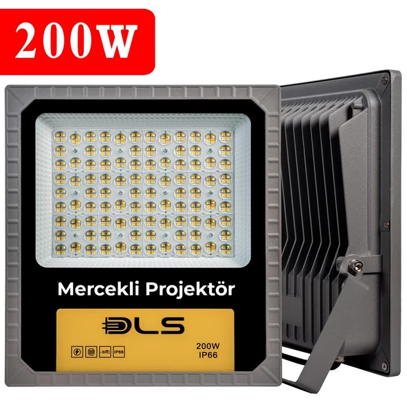 200W Led Projektör Park Bahçe Çevre Site Bina Tabela Dış Mekan Led Lamba ürün görseli 1
