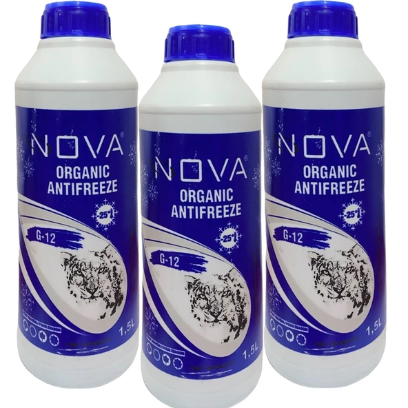 Nova -25 Derece Yeşil Antifriz 1.5 Litre (3 ADET) ürün görseli 1