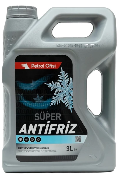 Petrol Ofisi Super Konsantre Yeşil Antifriz 3 Litre (Su ile 6 LT -37C Antifriz Olur) ürün görseli 1