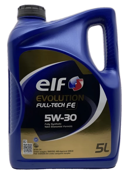 ELF Evolution Full-tech Fe 5w-30 5 Litre Tam Sentetik DPF Motor Yağı ürün görseli 1