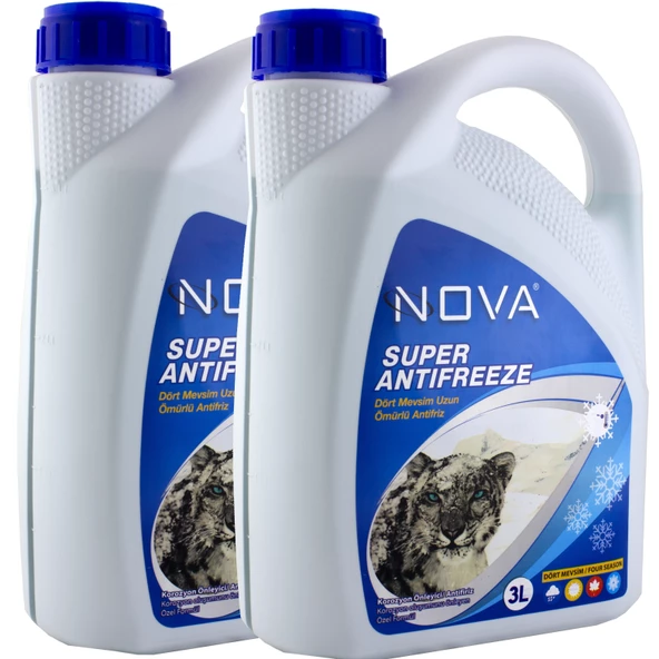 Nova ULTRA -25 Derece 3 Litre Yeşil Antifriz (2 ADET) ürün görseli 1