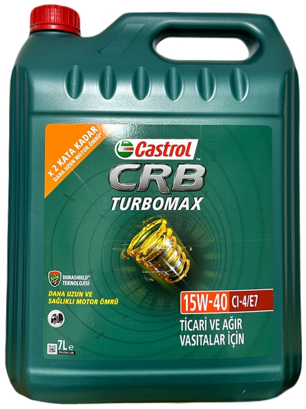 CASTROL Crb Turbomax 15W-40 CI-4/E7 Motor Yağı 7 Litre ürün görseli 1