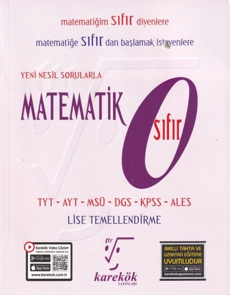 Karekök Matematik Sıfır Kitabı ürün görseli 1