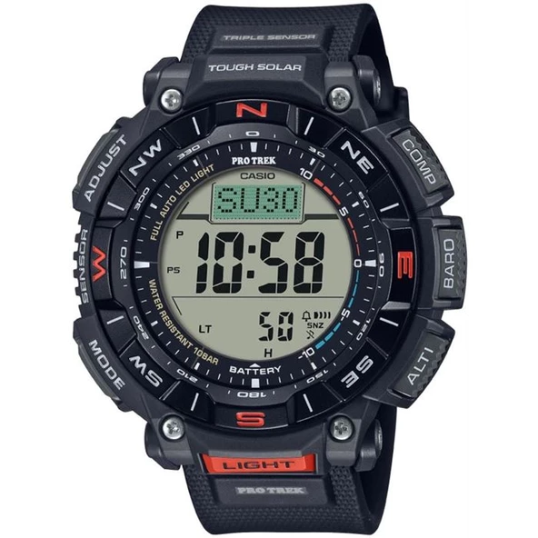 Casio Pro-Trek PRG-340-1DR Erkek Kol Saati ürün görseli 1