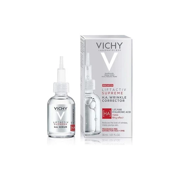 Vichy Liftactiv Supreme H.A. Epidermic Filler Serum 30 ML-SKT:04/2027 ürün görseli 1
