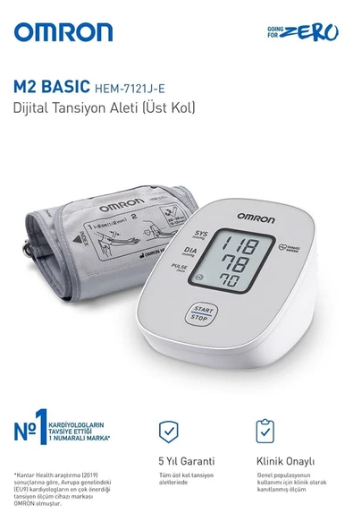 Omron Omron M2 Basic Tansiyon Aleti - Resim 3