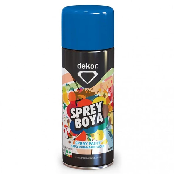 Dekor Akrilik Efektli Sprey Boya Boncuk Mavi 400 ML ürün görseli 1