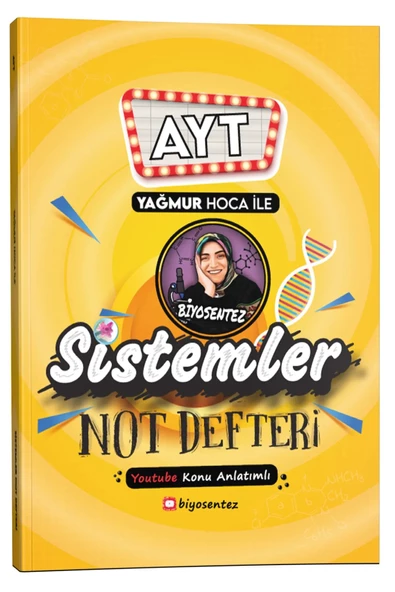 Yağmur Hoca ile AYT Biyosentez Sistemler Not Defteri Tamamı El Yazılı KR Akademi ürün görseli 1