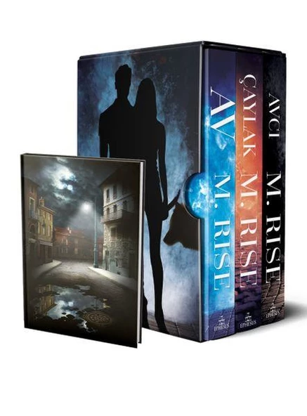 Av Serisi Kutulu Set 3 Kitap Takım Özel Defter Hediyeli Ciltsiz M. RISE ürün görseli 1