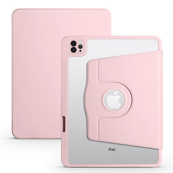 iPad Pro 11 2018 Kılıf Termik Kalem Bölmeli Dönebilen Standlı ürün görseli 1