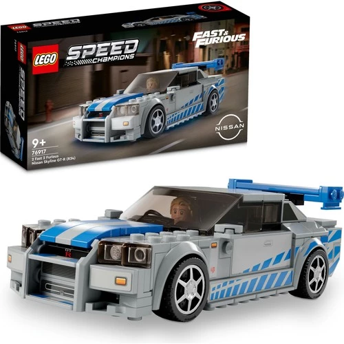 LEGO Speed Champions 76917 Daha Hızlı Daha Öfkeli Nissan Skyline GT-R(R34) (319 Parça) ürün görseli 1