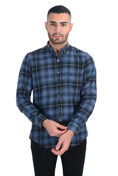 Cengiz İnler Oduncu Erkek Gömlek - Resim 4
