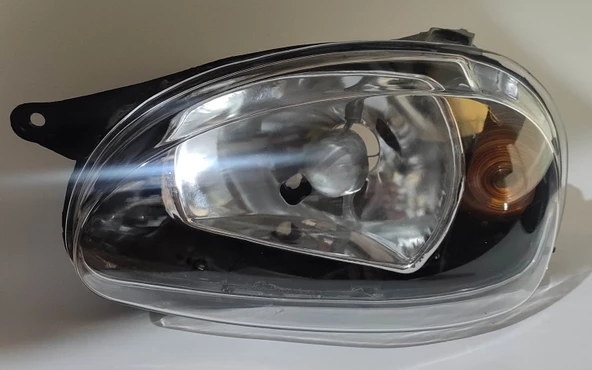 Opel Corsa B Şeffaf Far Camı Sol  Şoför Tarafı - Resim 2