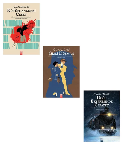 Agatha Christie Çizgi Roman Seti 3 Kitap ürün görseli 1