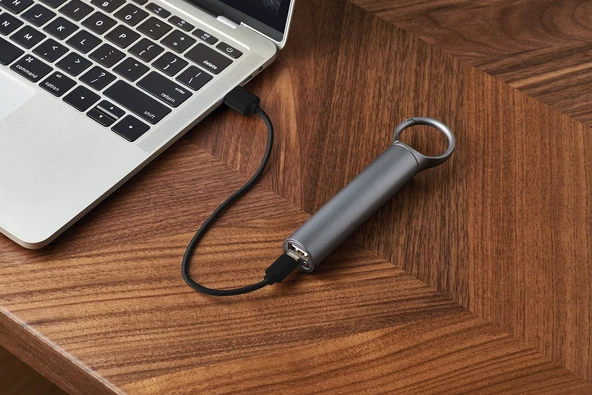 Lexon Nomaday Powerbank Metalik Gri - Resim 4
