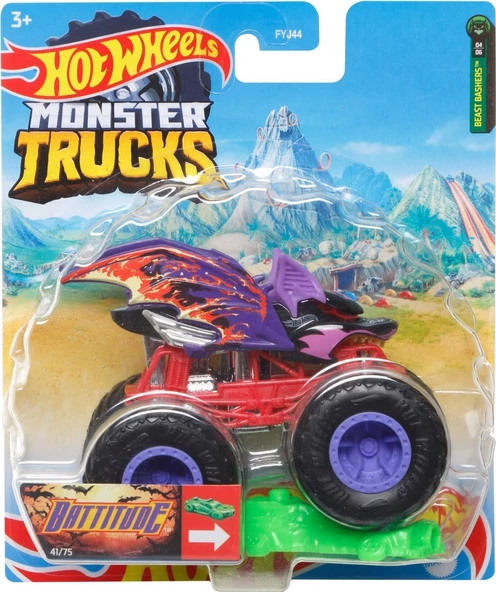 Hot Wheels Monster Trucks 164 Arabalar Battitude HCP38 ürün görseli 1