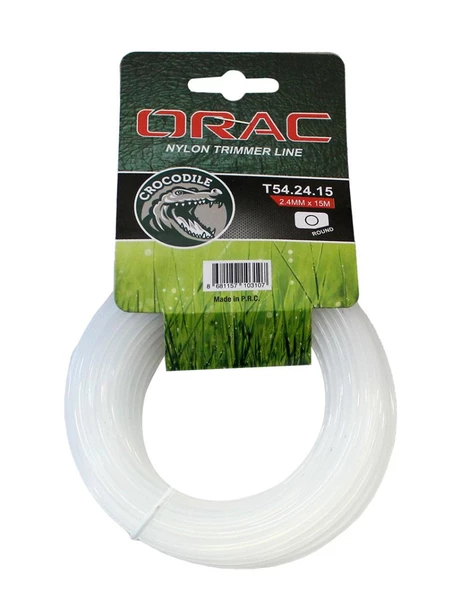 Orac Misina Yuvarlak 2.4mm 15 m Crocodile Beyaz ürün görseli 1