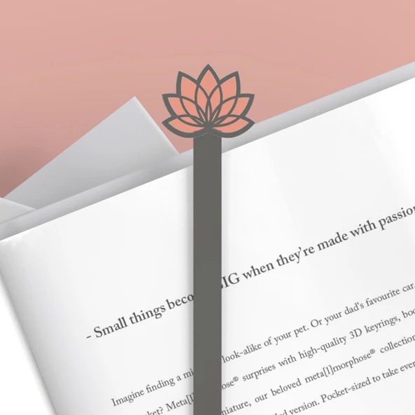 Lotus Kitap Ayracı - Resim 7