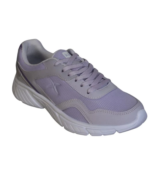 KİNETİX Kadın Beyaz Lila Fileli Sneaker Spor Yürüyüş Ayakkabısı ürün görseli 1