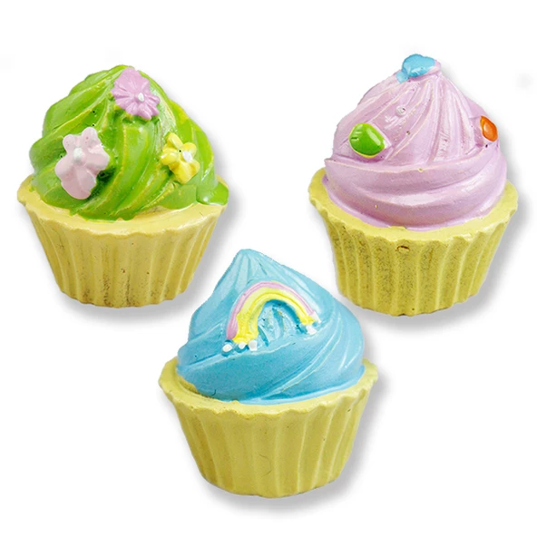 6 Adet Rengarenk Cupcake Biblo ürün görseli 1
