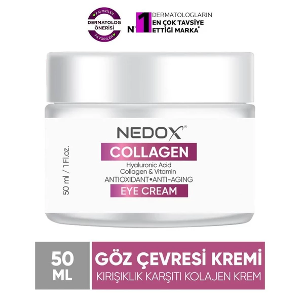 NEDOX Kırışıklık Karşıtı Kolajen Göz Çevresi Kremi 50 ml ürün görseli 1