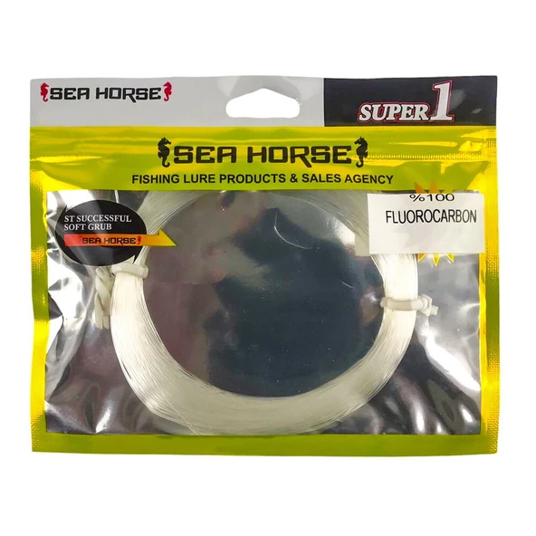 Sea Horse Fluoro Carbon 30 Mm 25 Mt Shock Leader ürün görseli 1