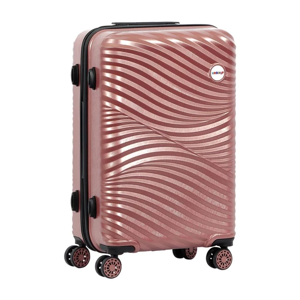 Biggdesign Moods Up Rosegold Orta Boy 24" Valiz - Resim 4