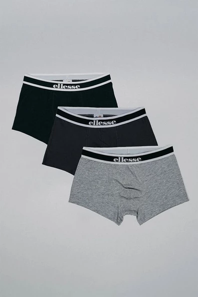 Ellesse Erkek Boxer 3lü Paket B002-BKGRAN ürün görseli 1