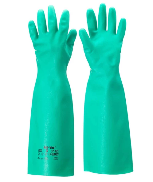 Ansell Solvex 37-185 Kimyasal Dirençli Uzun İş Eldiveni ürün görseli 1