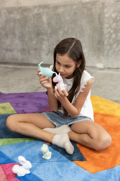 Dhink Baby Unicorn Gece Lambası - Resim 5