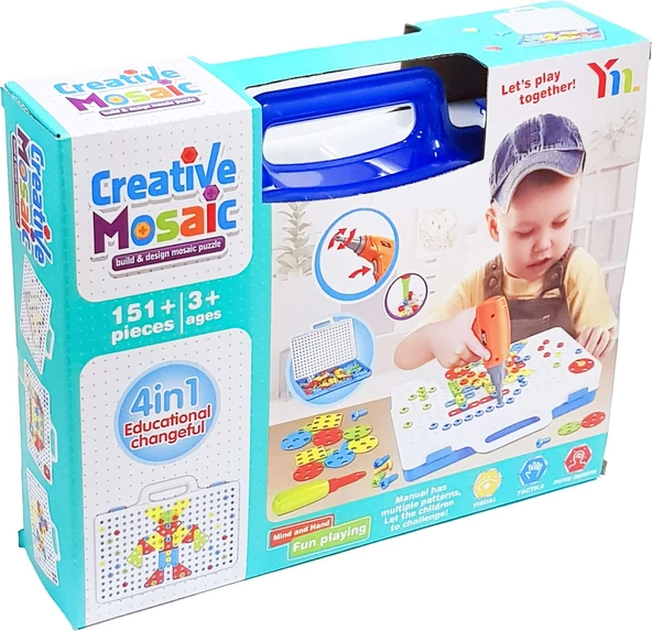 Başel Toys Creative Mosaic Puzzle 151 Parça ürün görseli 1