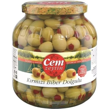 Cem Zeytın Yesıl 1Kg Bıberlı 201/260 Cam ürün görseli 1