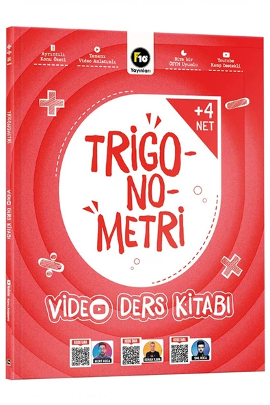 Trigonometri Video Ders Kitabı F10 Yayınları ürün görseli 1