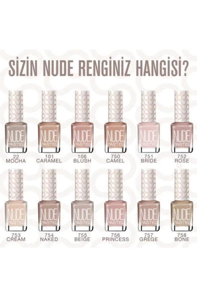Nude Oje 4 Lü 106-759-763-765 - Resim 2