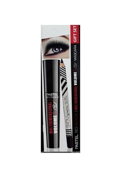 Multidimensional Volume & Curl Maskara + Show Siyah Göz Kalemi 8690644019425 ürün görseli 1