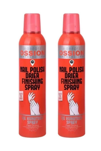 Ossion Oje Kurutucu Sprey 300 ml X 2 Adet ürün görseli 1