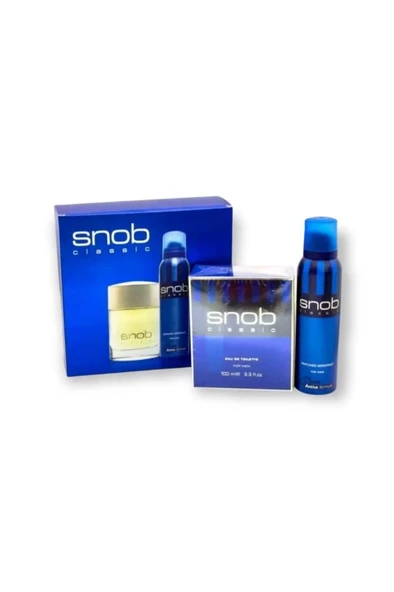 Orıjınal Snop Classic Edt Erkek Parfümü 100 Ml + Snop Deodorant 150 Ml ürün görseli 1