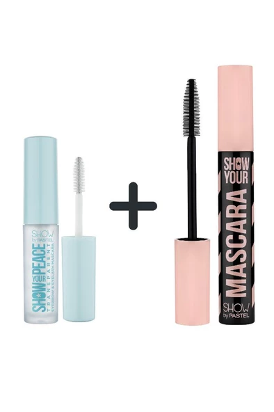Show Your Mascara Black & Show Your Peace Transparan Kaş Ve Kirpik Maskarası ürün görseli 1