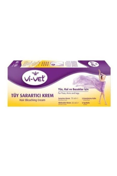 Vi Vet Vivet Tüy Sarartıcı Krem 35 Ml +70 Ml Paket ürün görseli 1